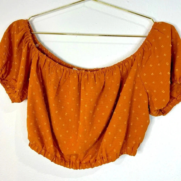 🆕 Lush Rust Colored Crop Top - Picture 3 of 9
